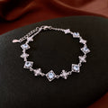 18K Gold Plated Cubic Zirconia Magic Circle Bracelet