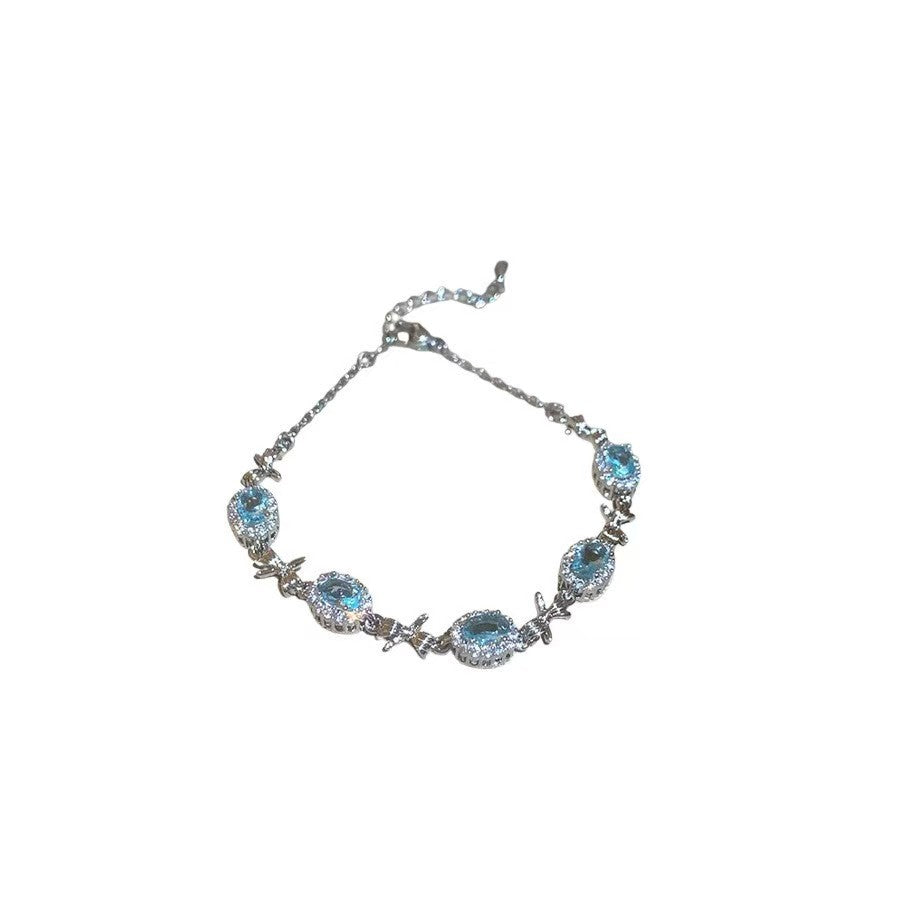 18K Gold Plated Zirconia Magic Circle Geometric Bracelet