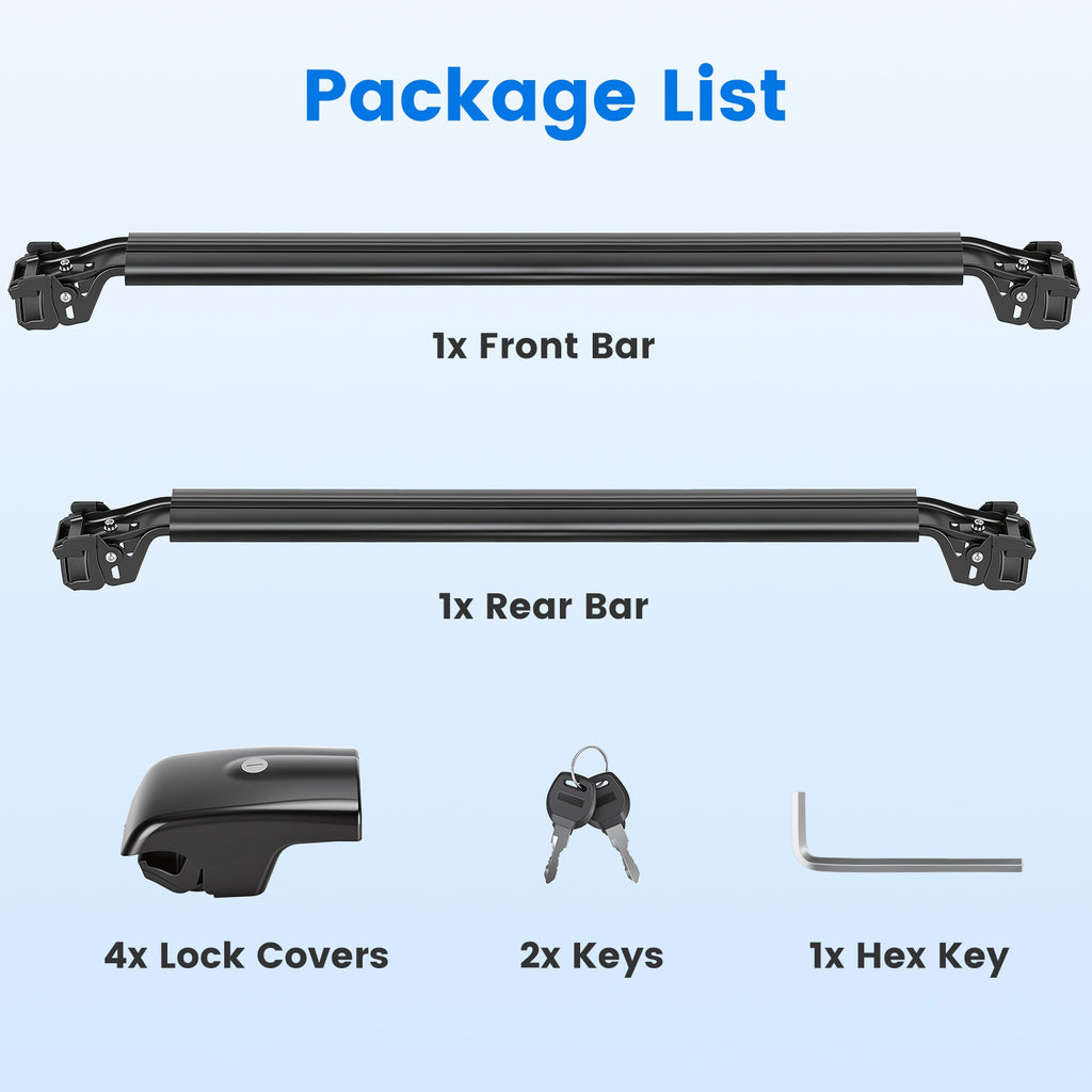 Roof Rack Cross Bars for Ford Bronco Sport 2021-2026