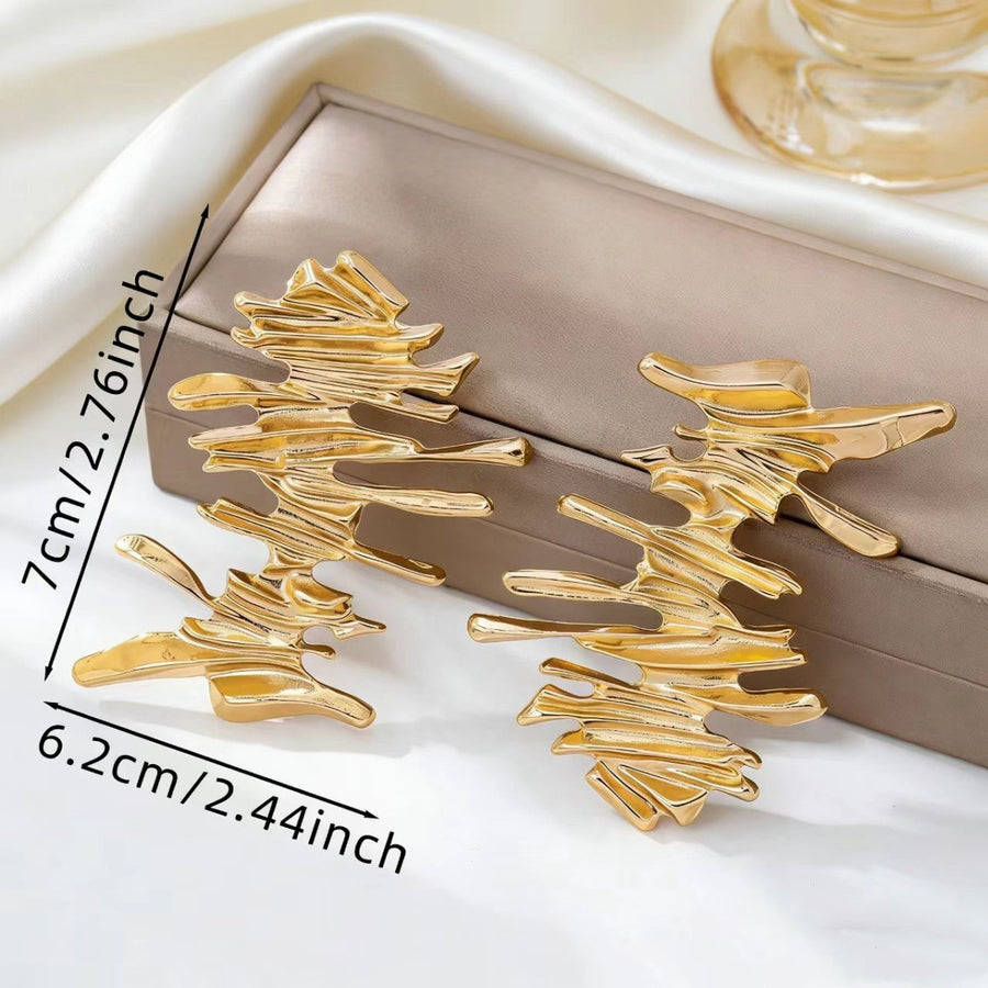 Elegant Cross-Border Stud Earrings for Women - Light Luxury