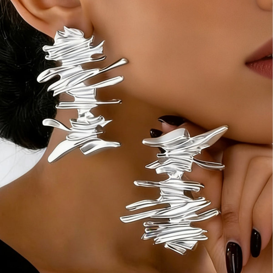 Elegant Cross-Border Stud Earrings for Women - Light Luxury