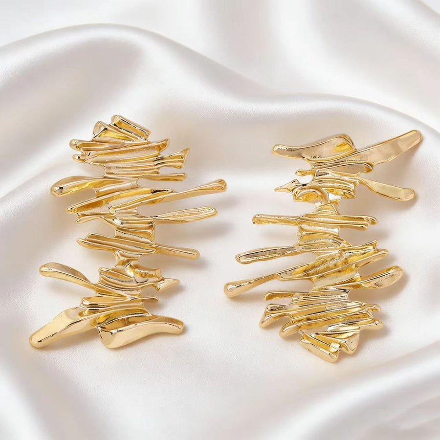 Elegant Cross-Border Stud Earrings for Women - Light Luxury