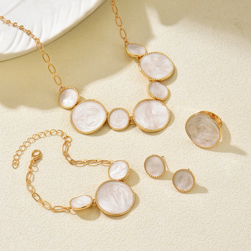 Elegant Cross-Border European Style Jewelry Set for Women