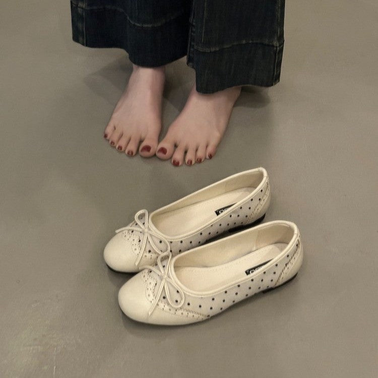 2026 Elegant Soft Sole Ballet Flats with Toe Separators
