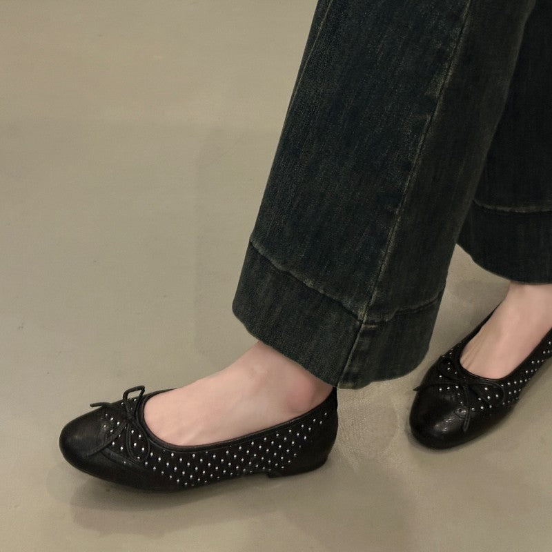 2026 Elegant Soft Sole Ballet Flats with Toe Separators