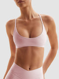 Women's Shock-Absorbing Slim-Fit Sports Bra - Open-Back Design