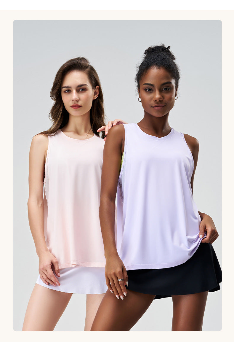New Women's Summer Sports Tank Tops - Quick-Dry Gym Shirts