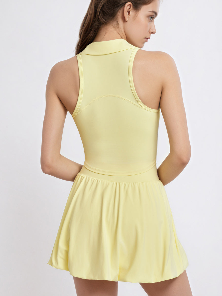 High-Support Shockproof Sports Bra & Yoga Skirt Set