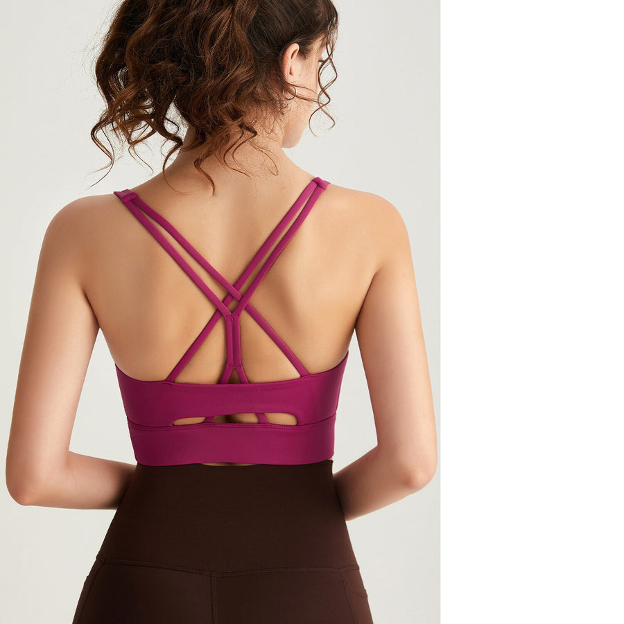 Women's Summer Sports Bra - Shockproof & Breathable Yoga Top