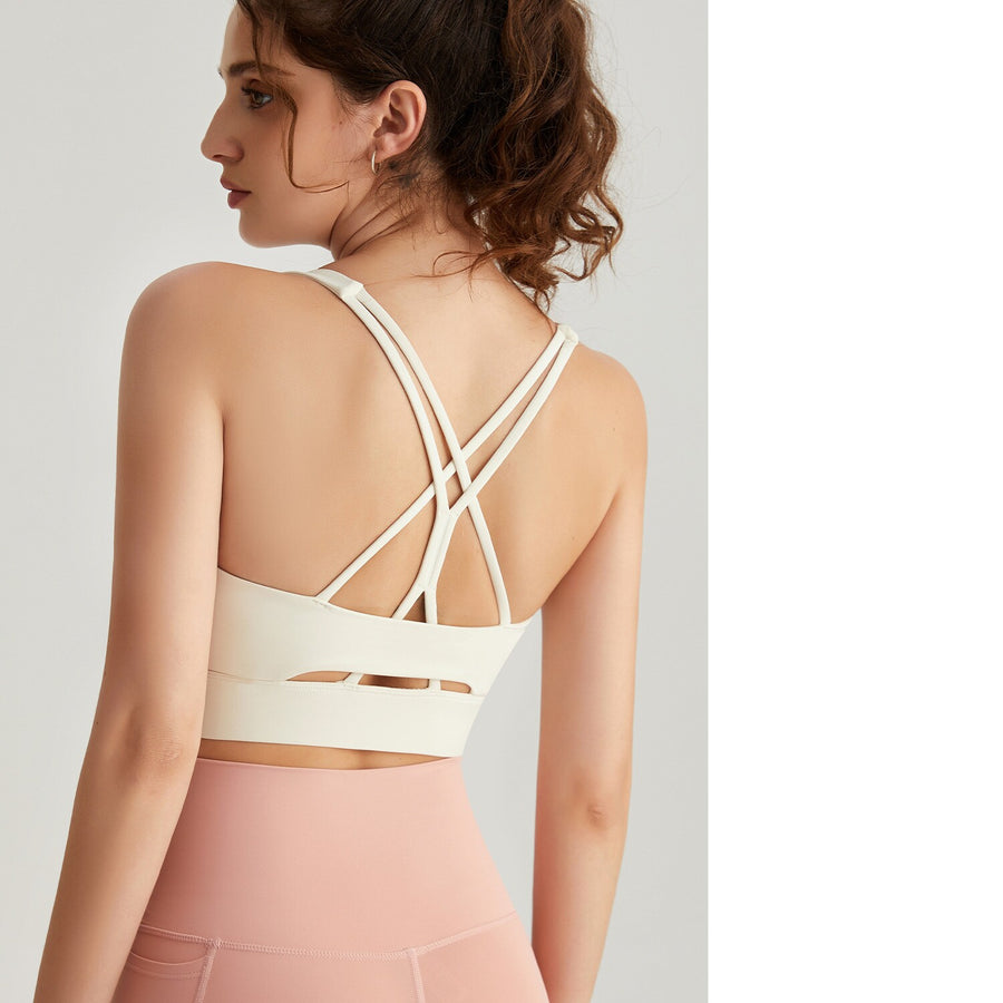 Women's Summer Sports Bra - Shockproof & Breathable Yoga Top