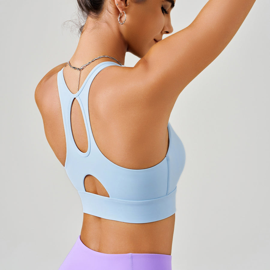 High Impact Back Support Yoga Bra for Spring & Summer