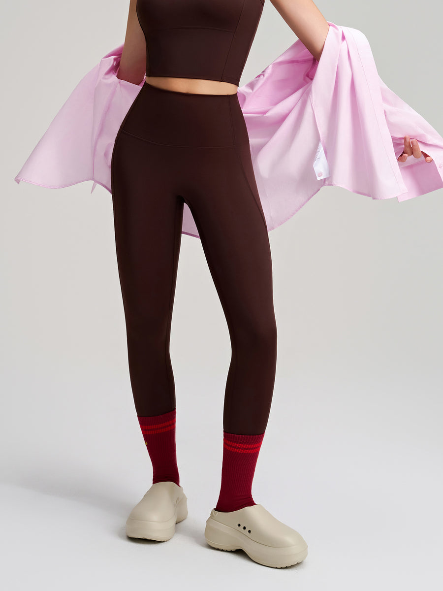 New Bare-Sense Hip-Lifting Yoga Pants for Women - Peach Butt Design
