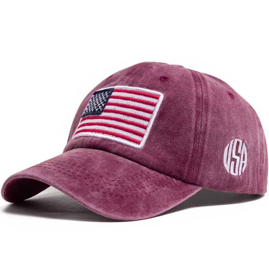 Trendy Retro National Flag Baseball Cap - Adjustable Fit
