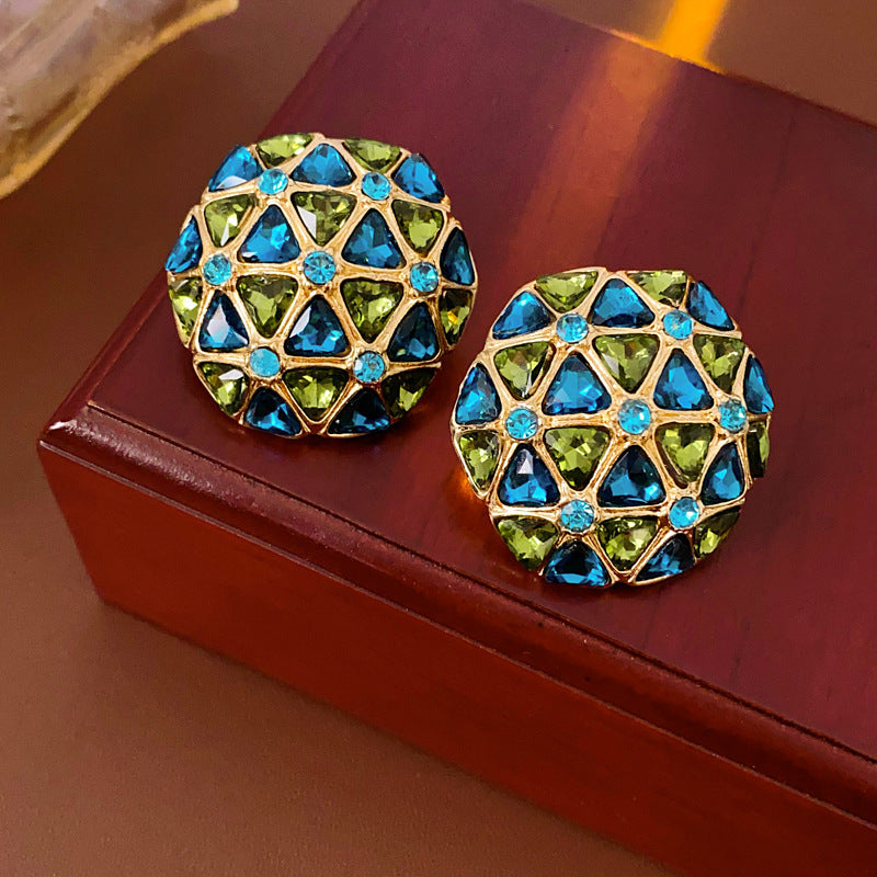 Vintage Palace Style Square Ear Cuffs - Elegant Jewelry for Women