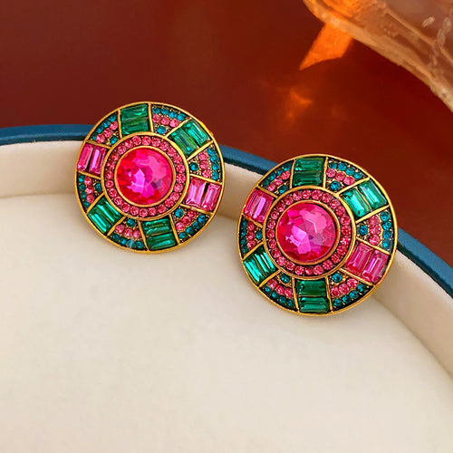 Vintage Palace Style Square Ear Cuffs - Elegant Jewelry for Women