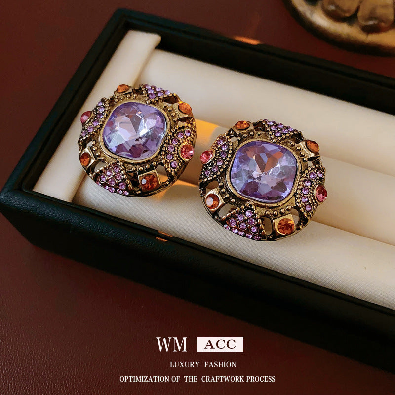 Niche Retro Palace Ear Cuffs - Light Luxury Clip On Earrings