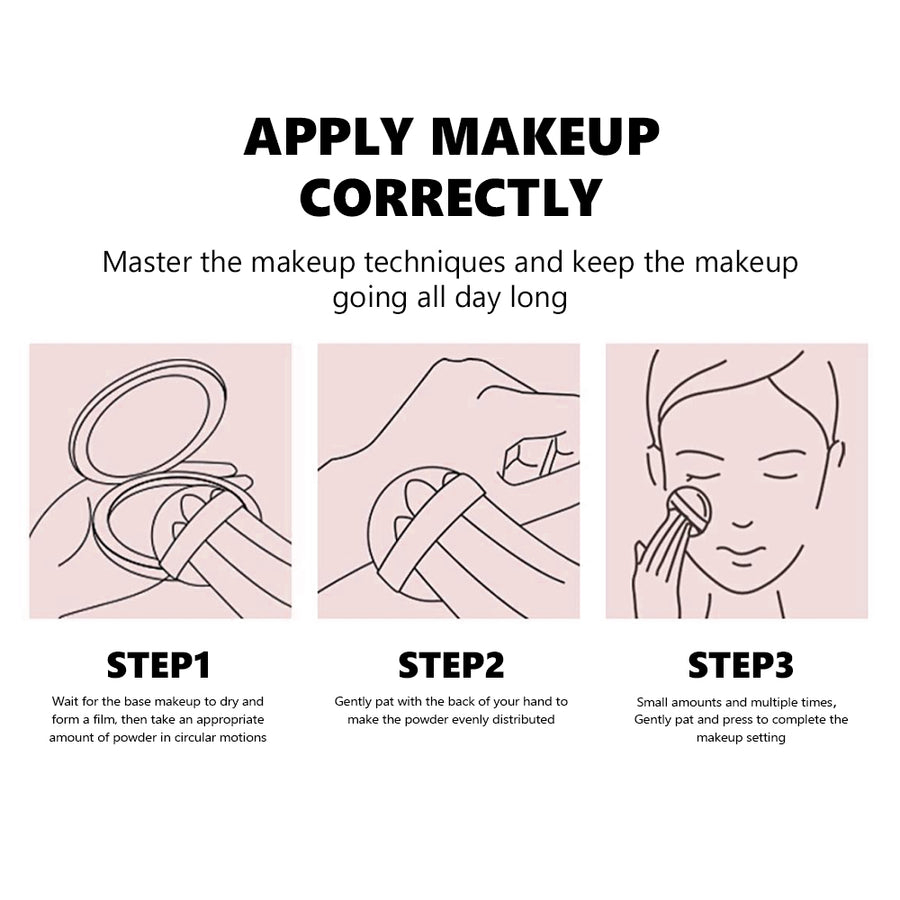 Concealer Banana Powder - Long-Lasting Matte Makeup Tray