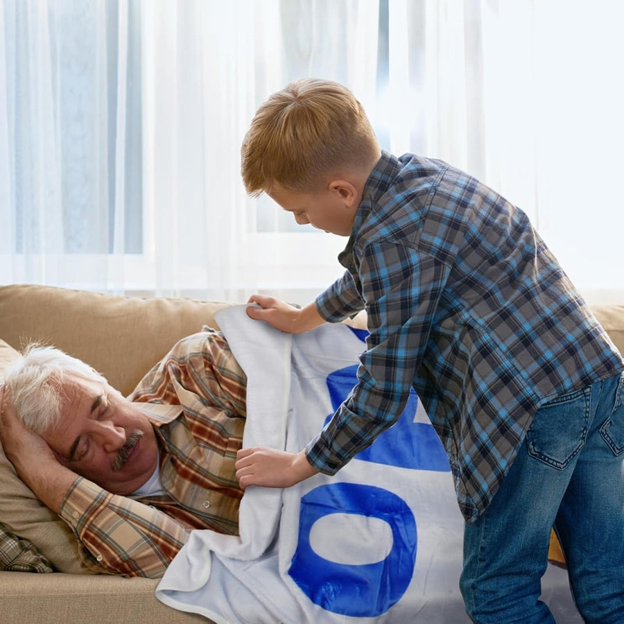 Grandpa’s Cozy Blanket – Fluffy Weighted Blanket for Comfort