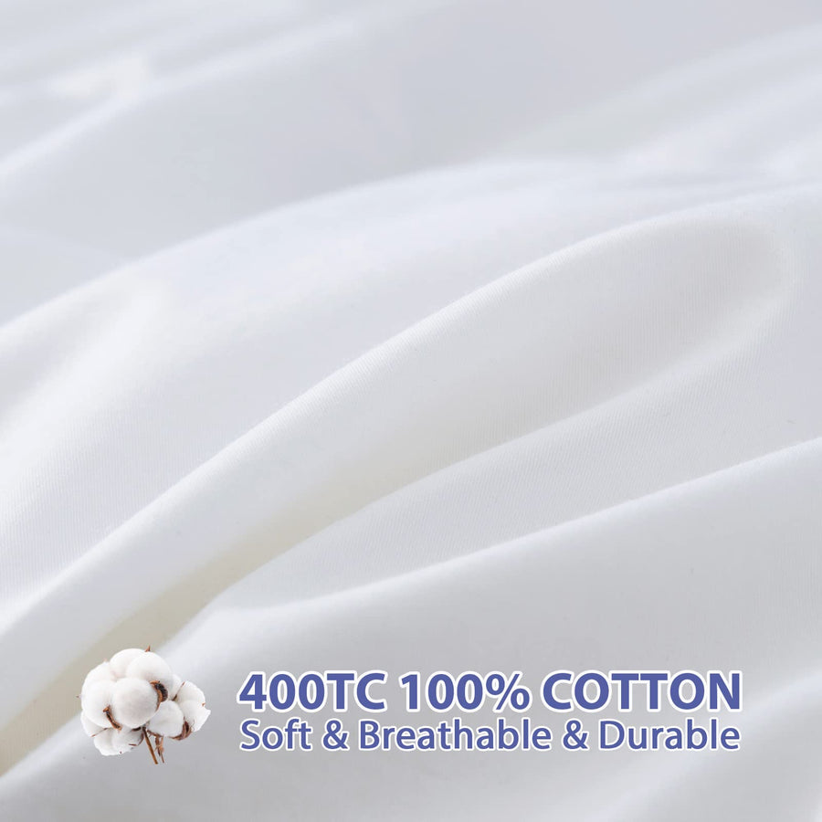 Ultra-Soft Quilted Cooling Mattress Topper Pad for Comfort