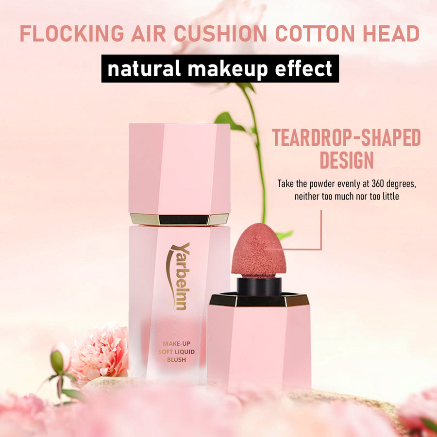Yarbelnn Soft Transparent Liquid Blush - Brightening Peach Tint