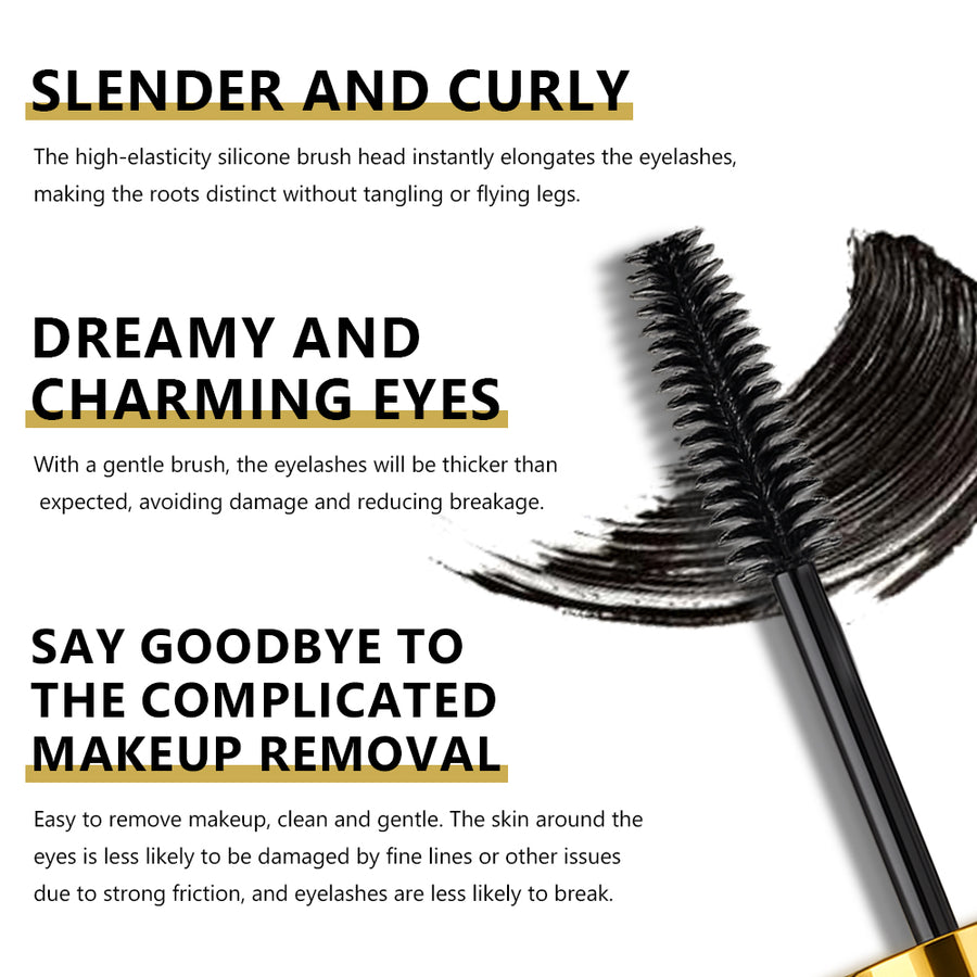 Lengthening Mascara - Long-Lasting Curling Wand Formula