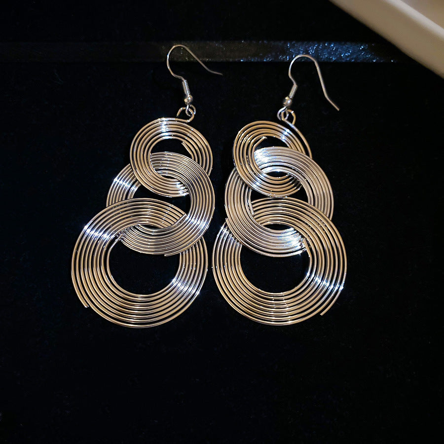 Luxury Pleated Irregular Leaf Earrings - Premium Designer Jewelry