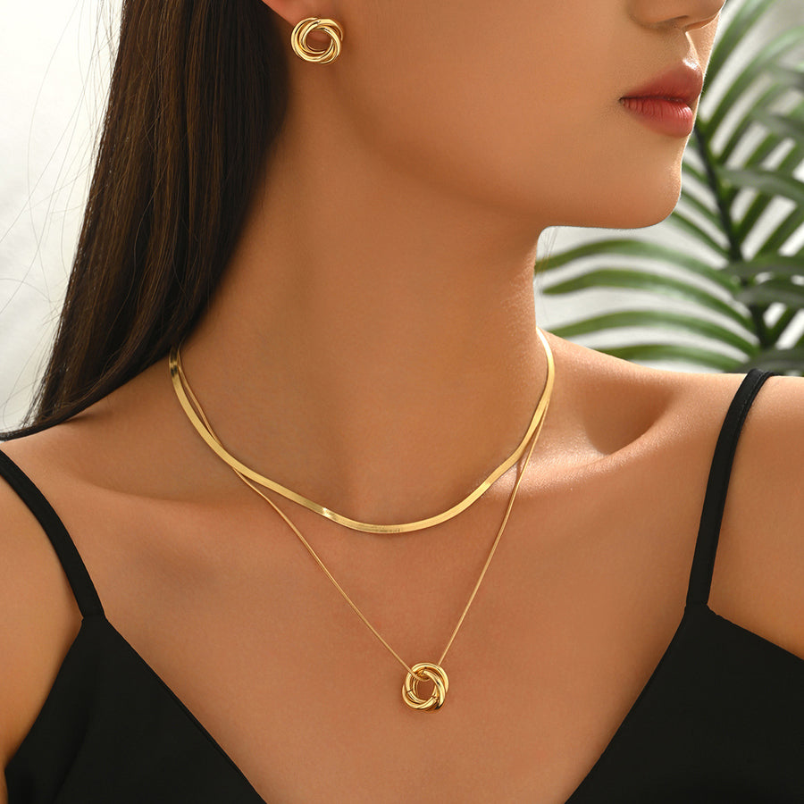 Cross-border European American Women Jewelry Set - Promise Ring