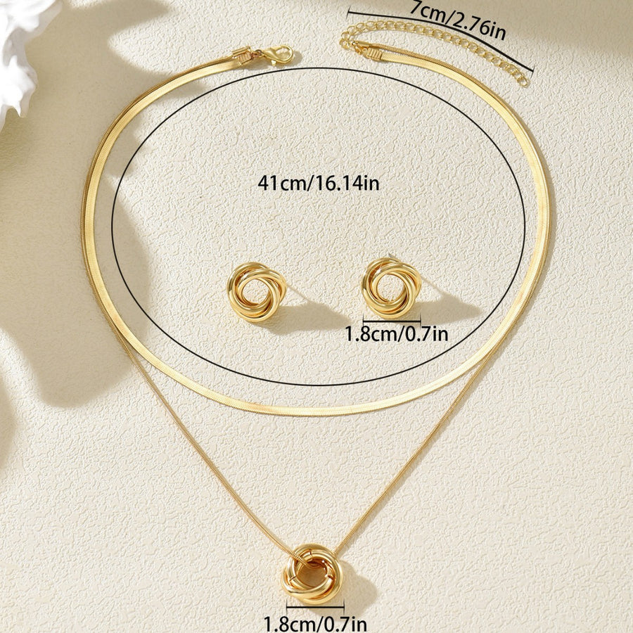 Cross-border European American Women Jewelry Set - Promise Ring