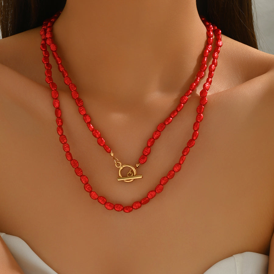 Versatile Rhinestone Inlaid Woven Necklace for Women