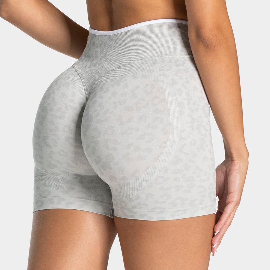 Quick-Dry Seamless Yoga Shorts with Tummy Control