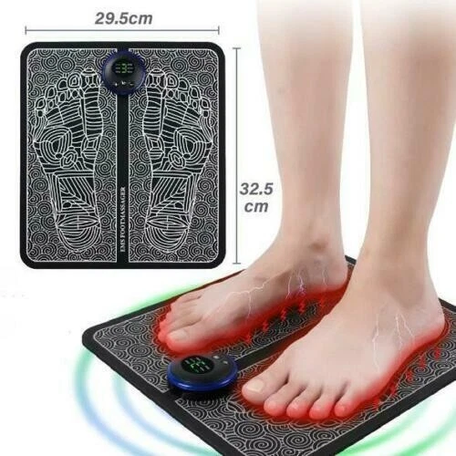 Electric EMS Foot Massager Mat for Relaxation & Muscle Relief