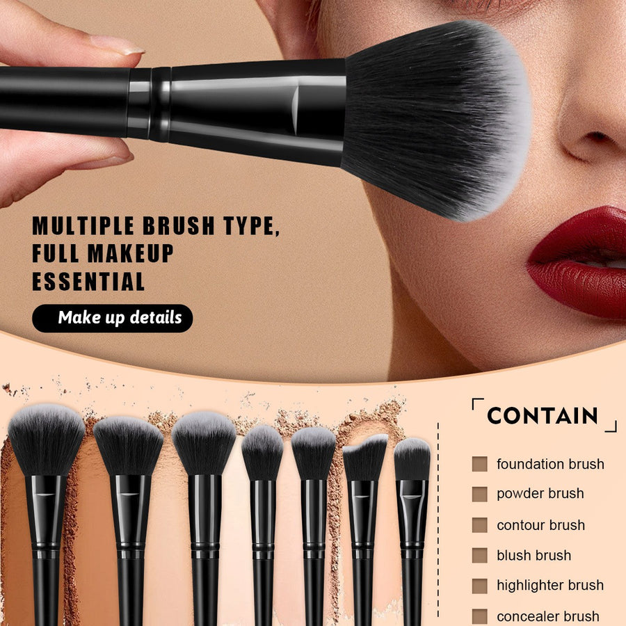 25PCS Makeup Brushes Set for Flawless Application