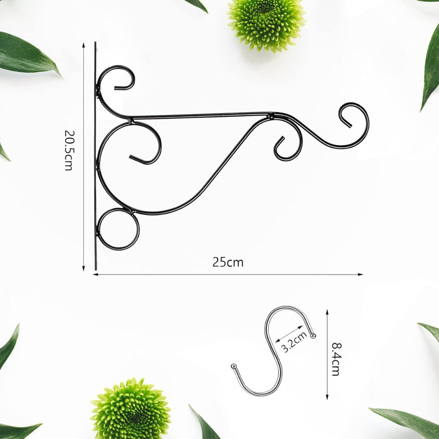 2-Piece Hanging Basket Mounts for Your Garden