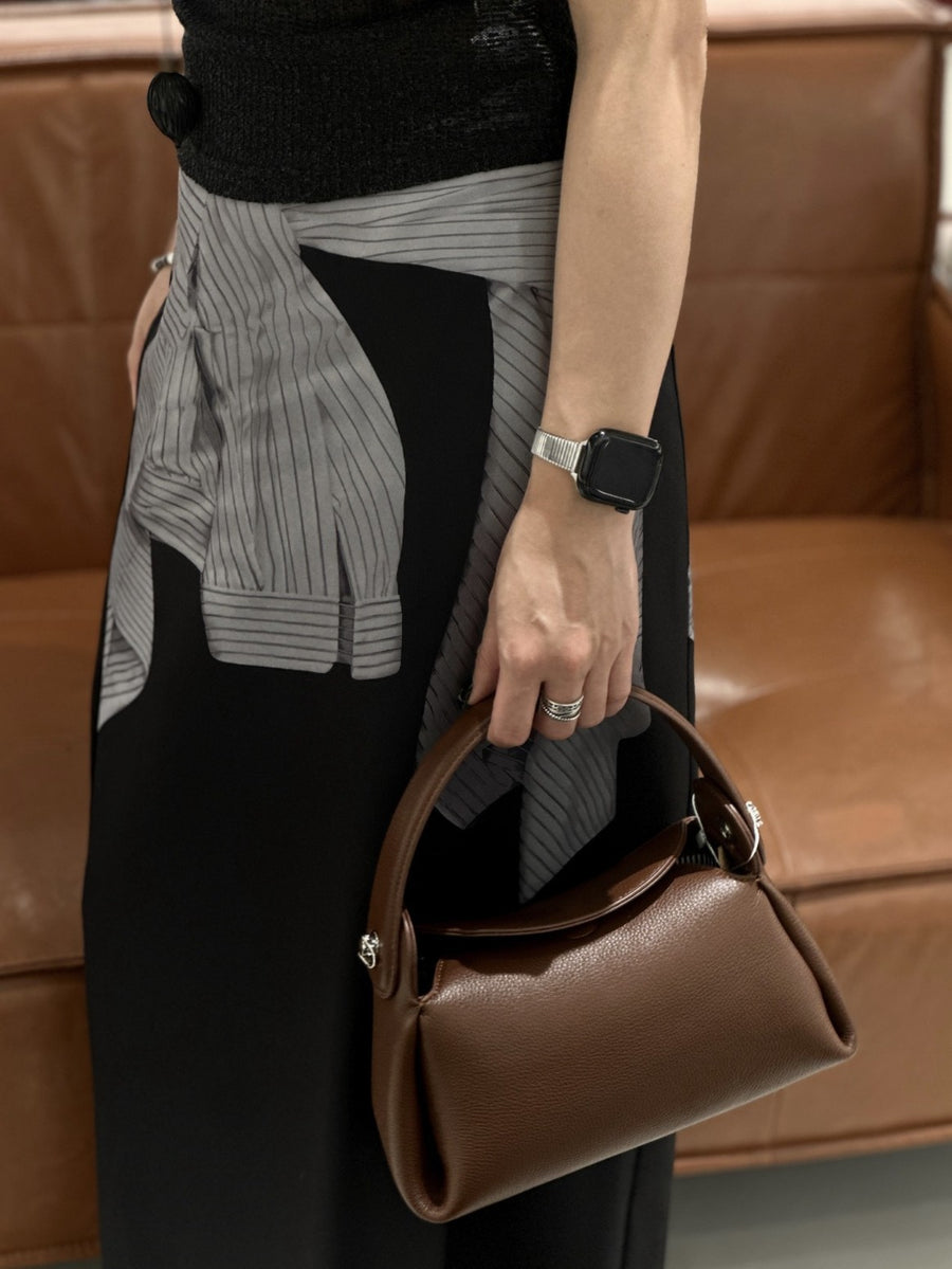 Genuine Leather Women's Bag | Hanging Organizer Handbag