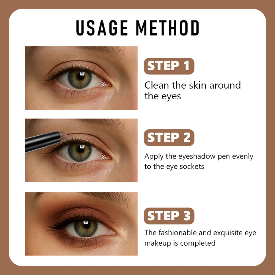 Yarbelnn Lazy Eyeshadow Stick - Easy Non-Smudge Makeup