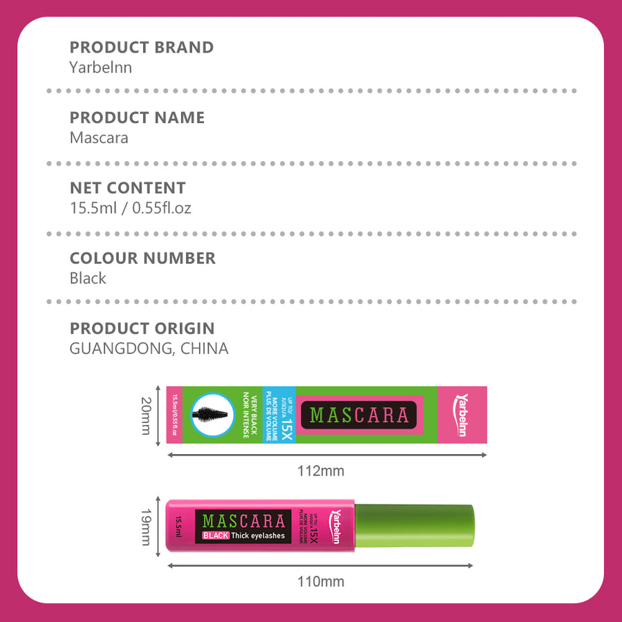 4D Big Eye Mascara - Waterproof Curling Wand for Stunning Lashes