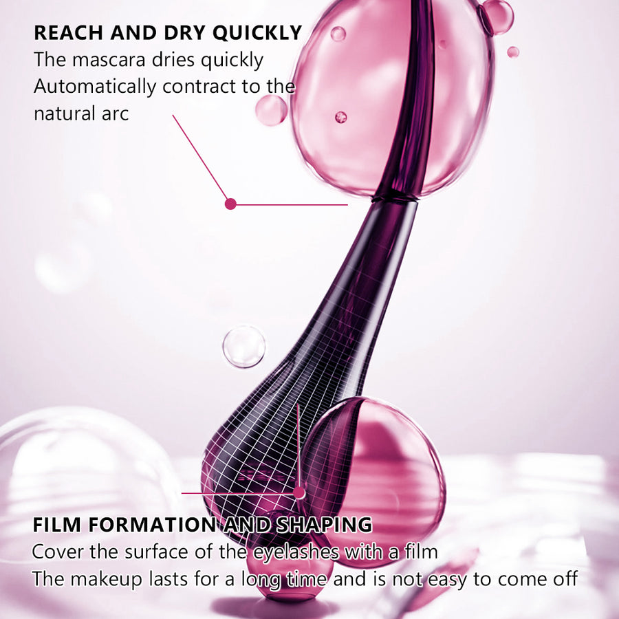 4D Big Eye Mascara - Waterproof Curling Wand for Stunning Lashes