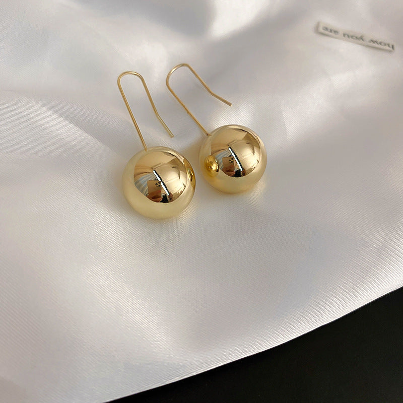 Minimalist Brushed Metal Earrings for Women - Fashion Jewelry