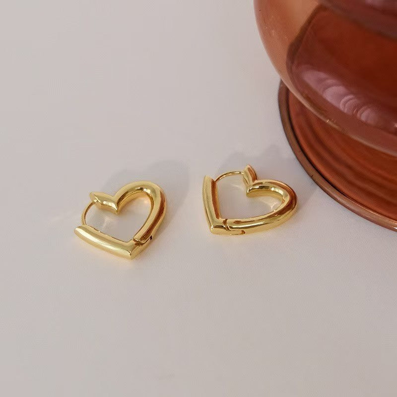 Minimalist Brushed Metal Earrings for Women - Fashion Jewelry