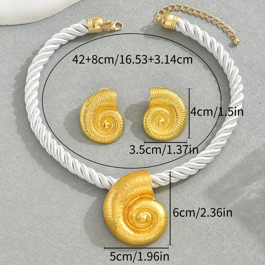 Trendy European American Jewelry Set with Ear Cuff