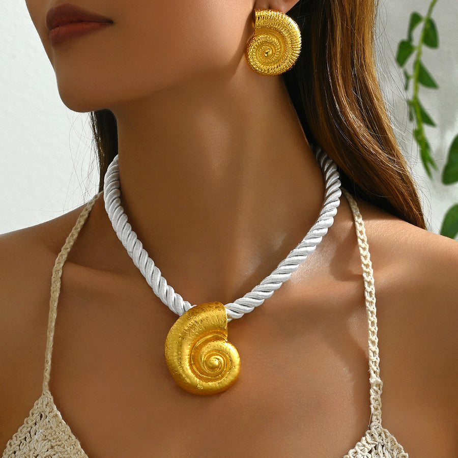 Trendy European American Jewelry Set with Ear Cuff