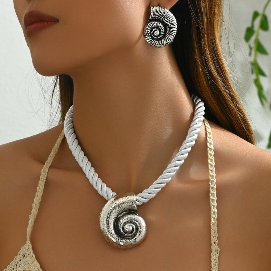 Trendy European American Jewelry Set with Ear Cuff