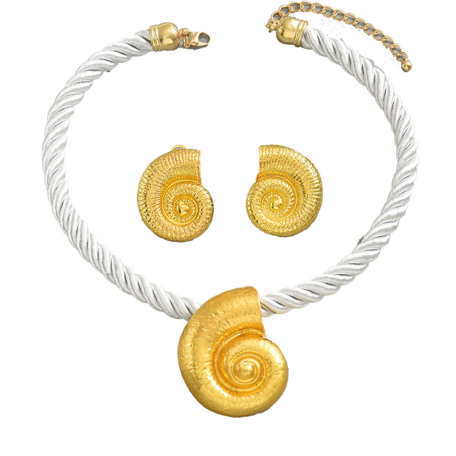 Trendy European American Jewelry Set with Ear Cuff
