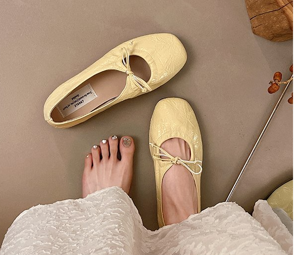 Flat French Gentle Wanwan Shoes for Women - Versatile Flats