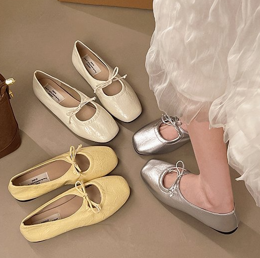 Flat French Gentle Wanwan Shoes for Women - Versatile Flats