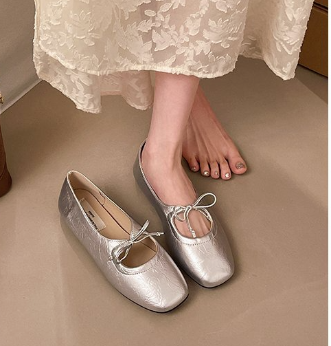 Flat French Gentle Wanwan Shoes for Women - Versatile Flats