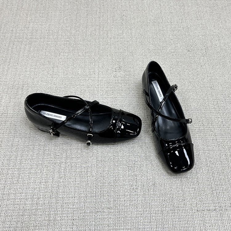 Comfy All Day Hidden Platform French Mary Jane Flats