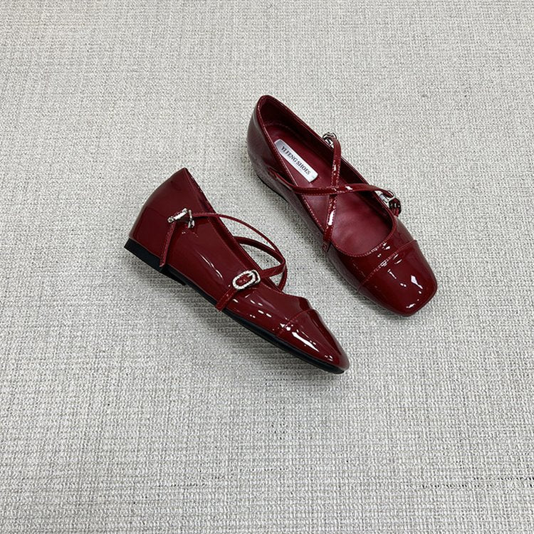 Comfy All Day Hidden Platform French Mary Jane Flats
