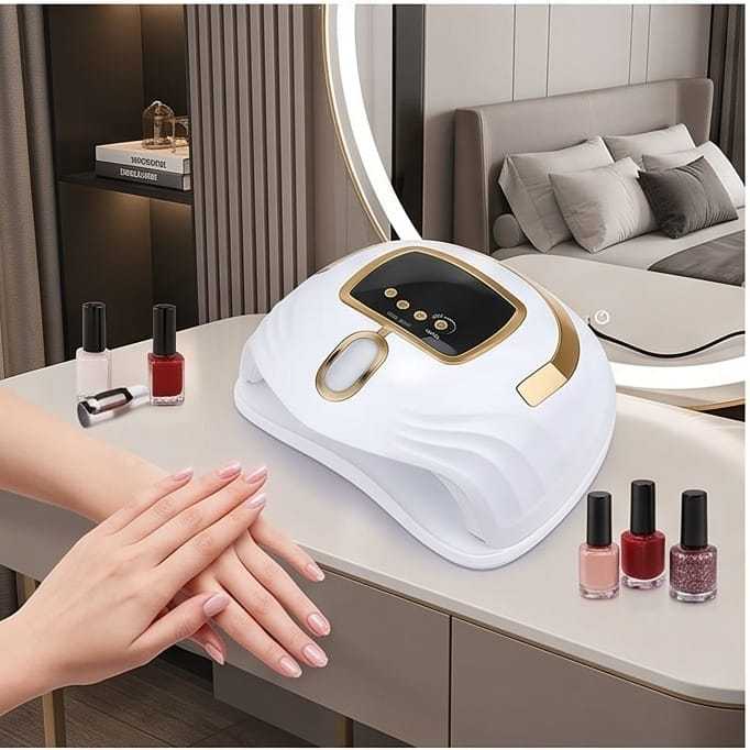 Gold Gel Nail Machine - At-Home Nail Design Kit