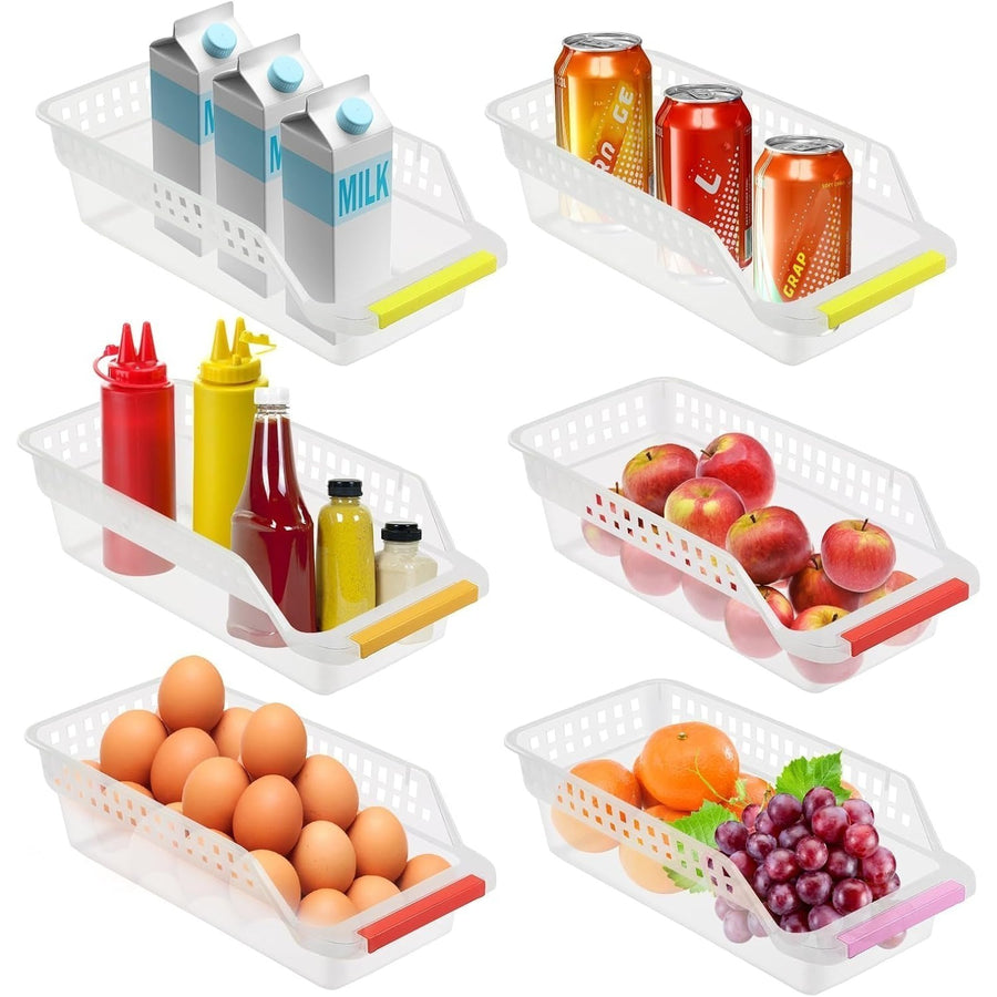 10-Piece Refrigerator Organizer Set – Drawers & Mats for Kitchen